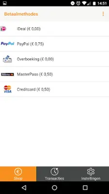 Opwaarderen.nl – Beltegoed, Giftcards & Gamecards android App screenshot 1